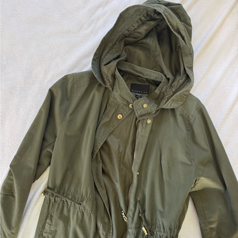 Green coat